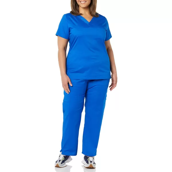 Amazon Essentials Womens QuickDry Stretch Scrub Pants Available in Plus SizeBlue