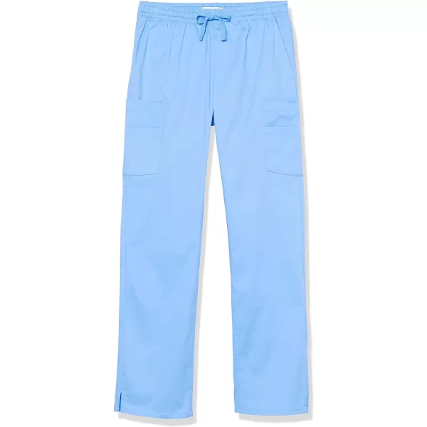 Amazon Essentials Womens QuickDry Stretch Scrub Pants Available in Plus SizeCornflower Blue