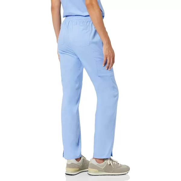 Amazon Essentials Womens QuickDry Stretch Scrub Pants Available in Plus SizeCornflower Blue