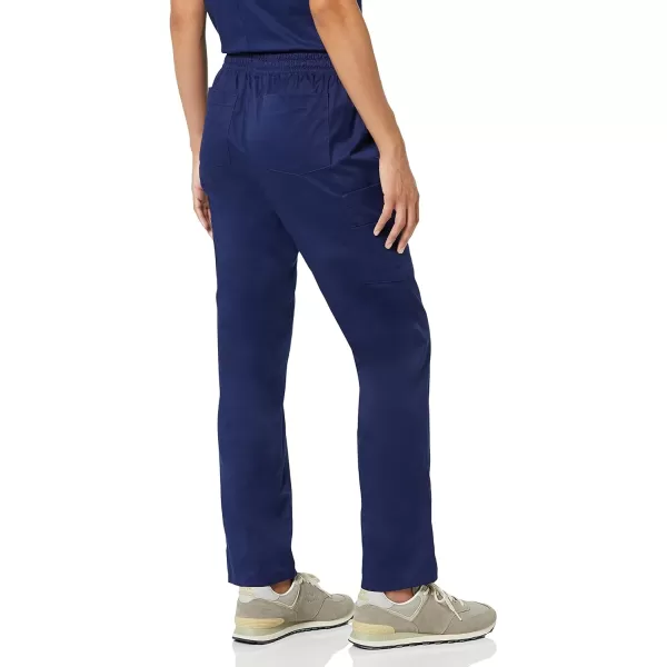 Amazon Essentials Womens QuickDry Stretch Scrub Pants Available in Plus SizeDark Blue