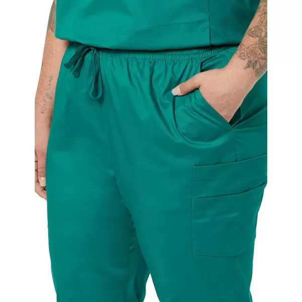 Amazon Essentials Womens QuickDry Stretch Scrub Pants Available in Plus SizeTeal Green