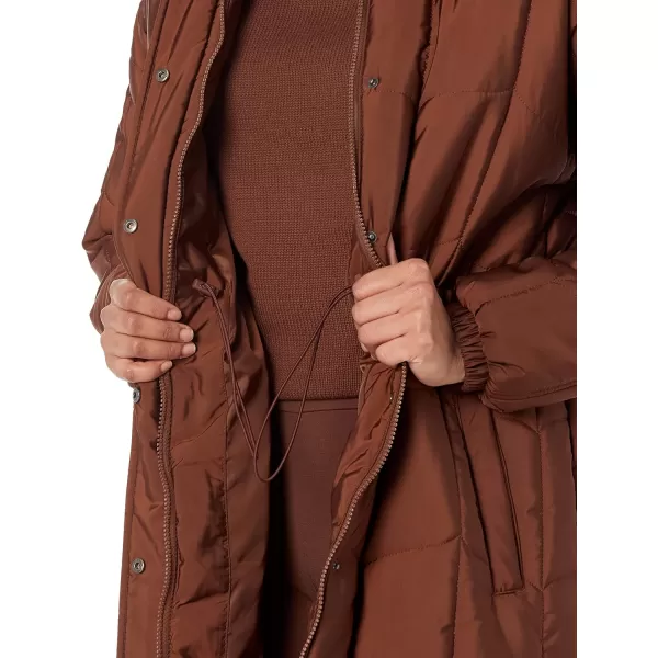 Amazon Essentials Womens Quilted Coat Available in Plus SizeDeep Brown