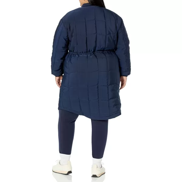 Amazon Essentials Womens Quilted Coat Available in Plus SizeNavy