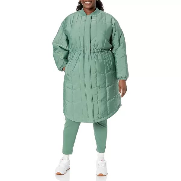 Amazon Essentials Womens Quilted Coat Available in Plus SizeSage Green