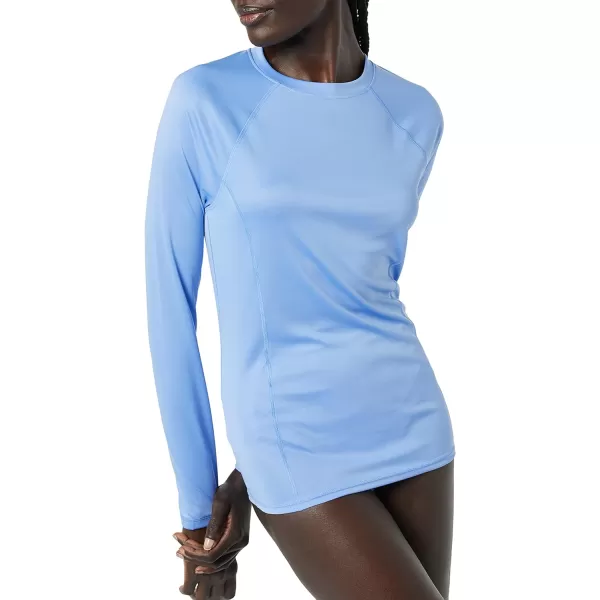 Amazon Essentials Womens Rash Guard Long SleeveLight Blue