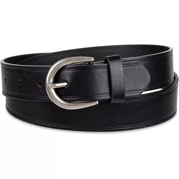 Amazon Essentials Womens Raw Edge Jeans BeltBlack