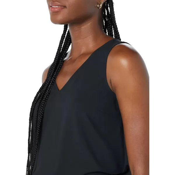 Amazon Essentials Womens RegularFit Sleeveless Layering Tank Top Available in Plus SizeBlack