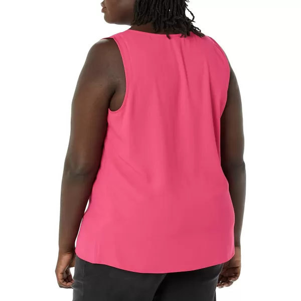 Amazon Essentials Womens RegularFit Sleeveless Layering Tank Top Available in Plus SizeHot Pink