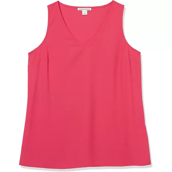 Amazon Essentials Womens RegularFit Sleeveless Layering Tank Top Available in Plus SizeHot Pink