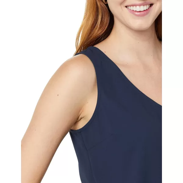 Amazon Essentials Womens RegularFit Sleeveless Layering Tank Top Available in Plus SizeNavy