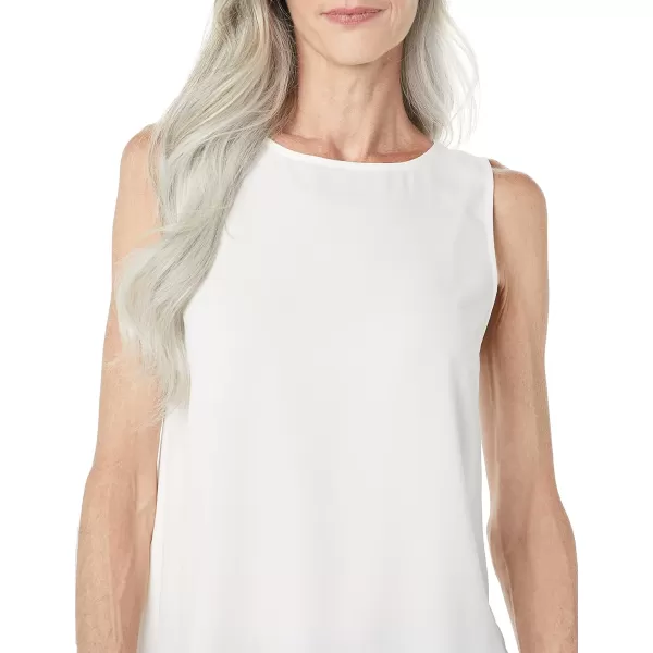 Amazon Essentials Womens RegularFit Sleeveless Layering Tank Top Crew NeckIvory