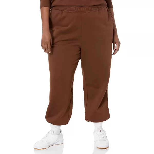 Amazon Essentials Womens Relaxed Jogger Available in Plus SizeDeep Brown