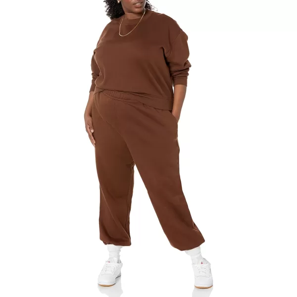 Amazon Essentials Womens Relaxed Jogger Available in Plus SizeDeep Brown