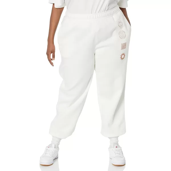 Amazon Essentials Womens Relaxed Jogger Available in Plus SizeEggshell White