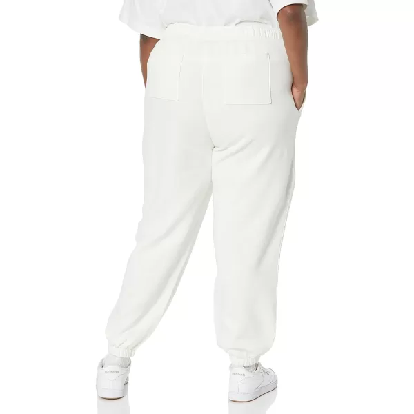 Amazon Essentials Womens Relaxed Jogger Available in Plus SizeEggshell White