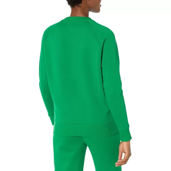 Amazon Essentials Womens RelaxedFit Crew Neck Long Sleeve Sweatshirt Available in Plus SizeGreen