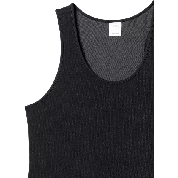 Amazon Essentials Womens RelaxedFit Lightweight Lounge Terry Racerback TankBlack