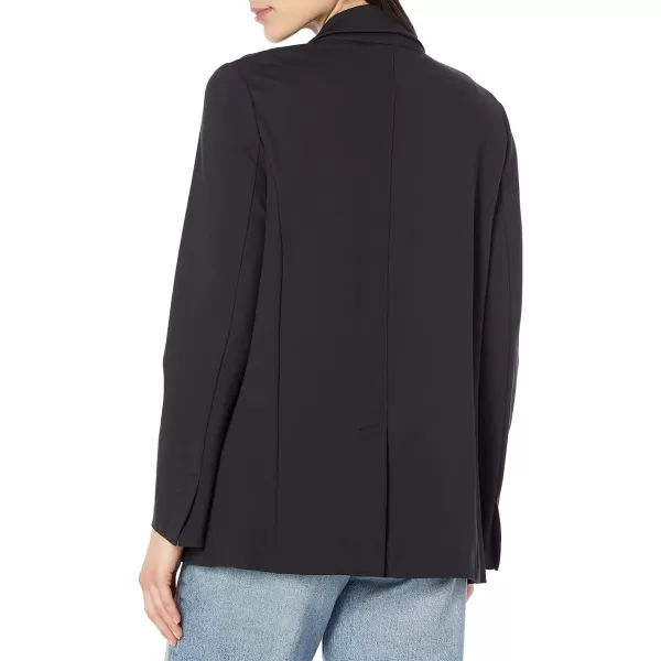 Amazon Essentials Womens RelaxedFit Soft Ponte BlazerBlack