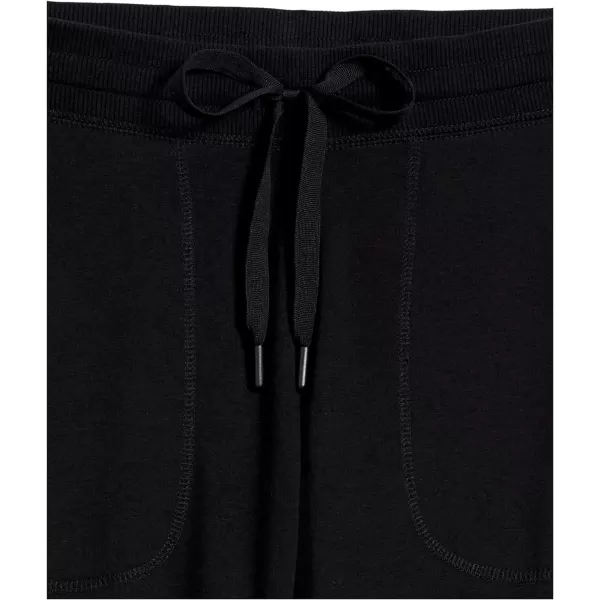 Amazon Essentials Womens RelaxedFit Studio Terry Capri Jogger PantBlack