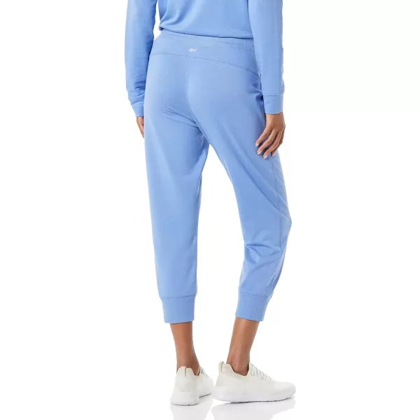 Amazon Essentials Womens RelaxedFit Studio Terry Capri Jogger PantBlue