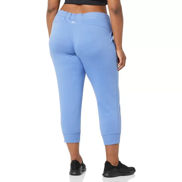 Amazon Essentials Womens RelaxedFit Studio Terry Capri Jogger PantBlue