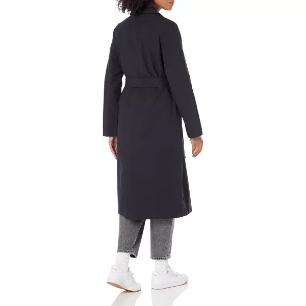 Amazon Essentials Womens RelaxedFit Water Repellant Trench Coat Available in Plus Size Previously Amazon AwareBlack