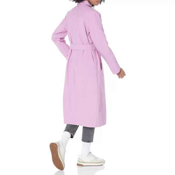 Amazon Essentials Womens RelaxedFit Water Repellant Trench Coat Available in Plus Size Previously Amazon AwareLilac