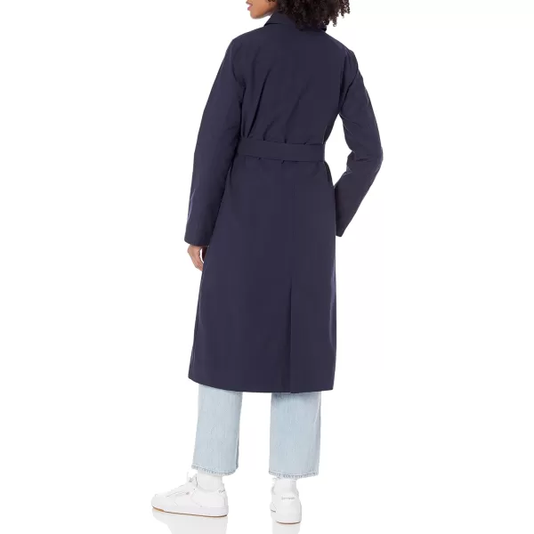 Amazon Essentials Womens RelaxedFit Water Repellant Trench Coat Available in Plus Size Previously Amazon AwareNavy