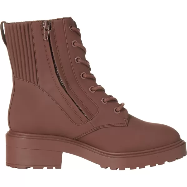 Amazon Essentials Womens Rubberized Combat Boot with Chunky OutsoleOxblood