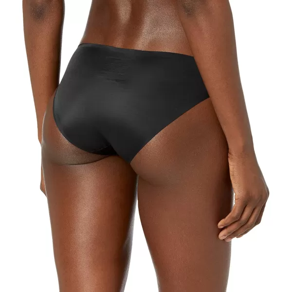 Amazon Essentials Womens Seamless Bonded Stretch Bikini Brief Underwear Pack of 4Black