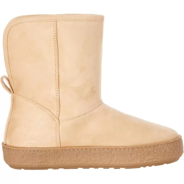 Amazon Essentials Womens Shearling BootBeige Microsuede