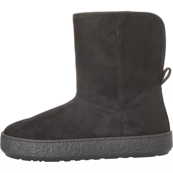 Amazon Essentials Womens Shearling BootBlack Microsuede