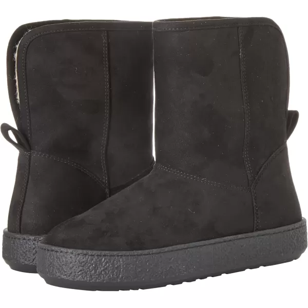 Amazon Essentials Womens Shearling BootBlack Microsuede