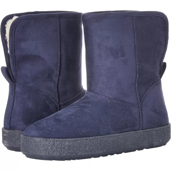 Amazon Essentials Womens Shearling BootNavy Microsuede