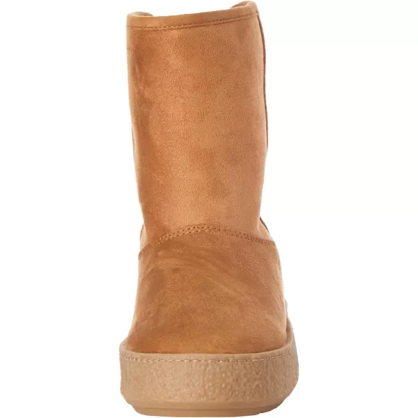 Amazon Essentials Womens Shearling BootTan Microsuede