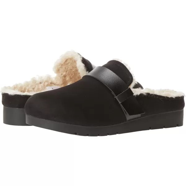 Amazon Essentials Womens Shearling MuleBlack Microsuede