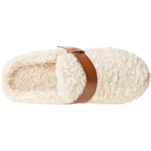 Amazon Essentials Womens Shearling MuleIvory Tan Shearling