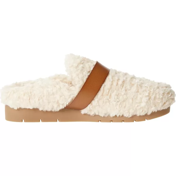 Amazon Essentials Womens Shearling MuleIvory Tan Shearling