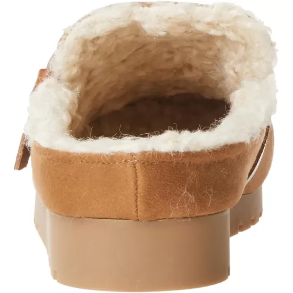 Amazon Essentials Womens Shearling MuleTan Suede