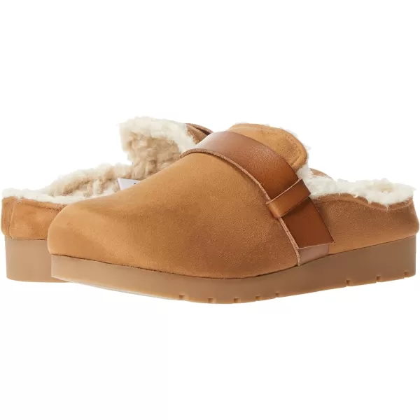 Amazon Essentials Womens Shearling MuleTan Suede