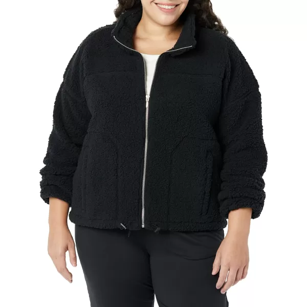 Amazon Essentials Womens Sherpa JacketBlack