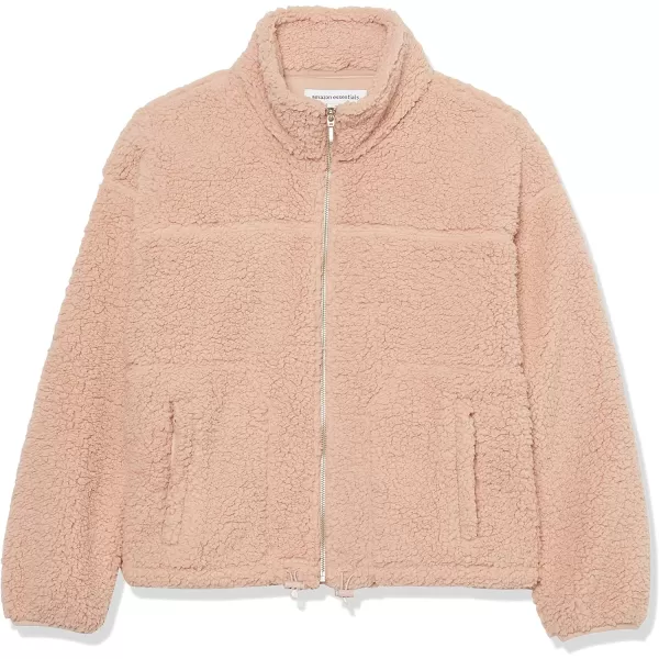 Amazon Essentials Womens Sherpa JacketBlush