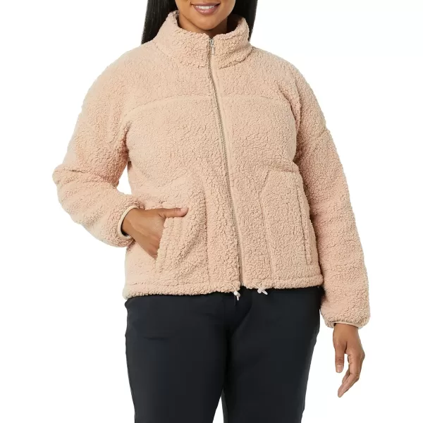 Amazon Essentials Womens Sherpa JacketBlush