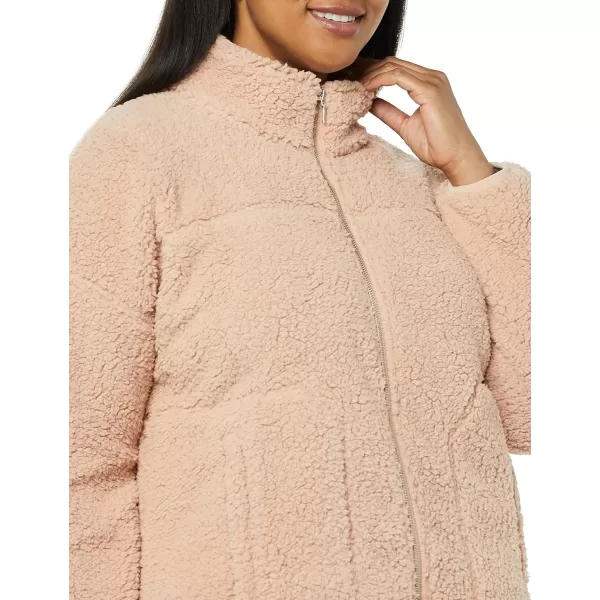 Amazon Essentials Womens Sherpa JacketBlush