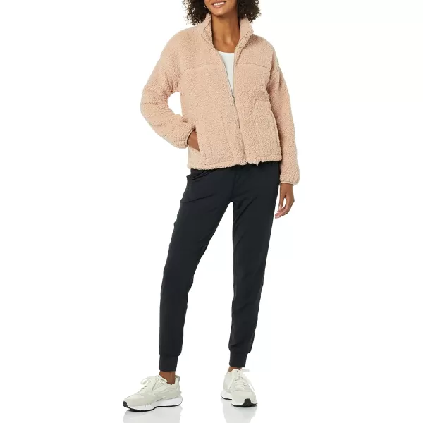 Amazon Essentials Womens Sherpa JacketBlush