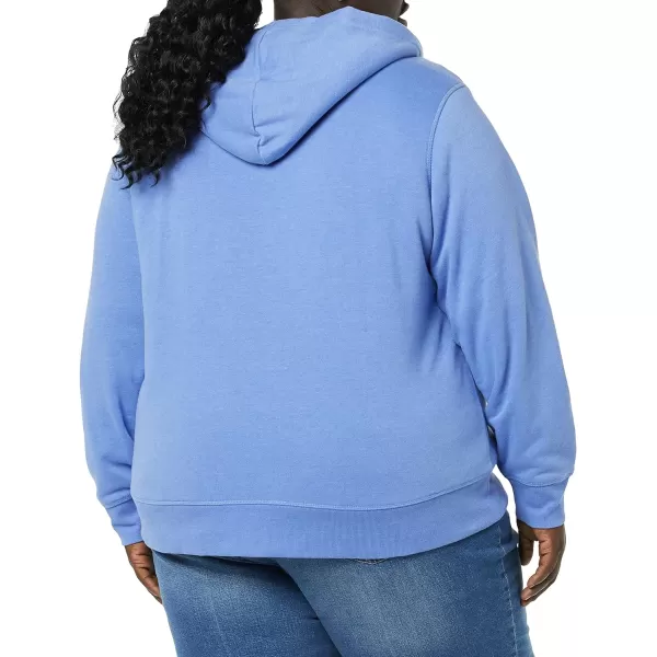 Amazon Essentials Womens SherpaLined Fleece FullZip Hooded Jacket Available in Plus SizeBlue Heather
