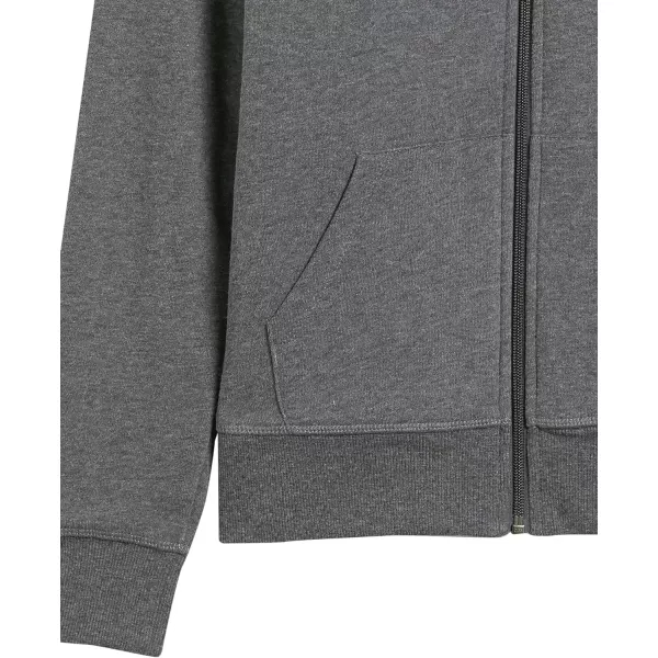 Amazon Essentials Womens SherpaLined Fleece FullZip Hooded Jacket Available in Plus SizeCharcoal Heather