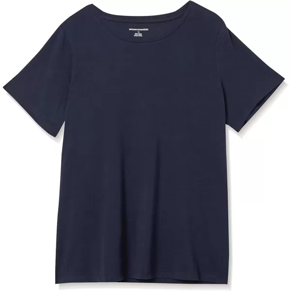 Amazon Essentials Womens ShortSleeve Crewneck TShirtNavy