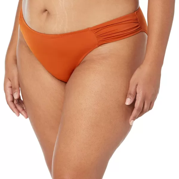 Amazon Essentials Womens Side Tab Bikini Swimsuit BottomTerracotta
