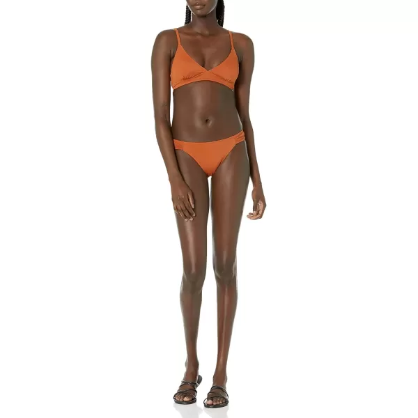 Amazon Essentials Womens Side Tab Bikini Swimsuit BottomTerracotta